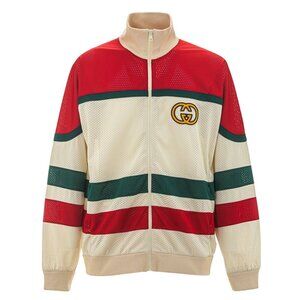 Gucci White Rete Jacket M NEW NWT